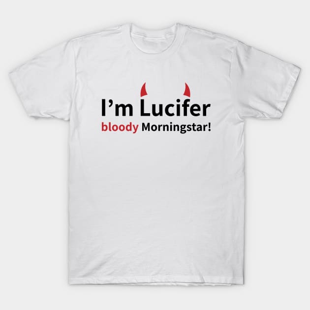 Lucifer Morningstar T-Shirt by GeeksUnite!